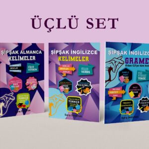 ŞİPŞAK 3'LÜ SET İNGİLİZCE GRAMER VE KELİMELER - ALMANCA KELİMELER