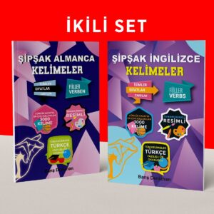 ŞİPŞAK 2'Lİ SET ALMANCA VE İNGİLİZCE KELİMELER